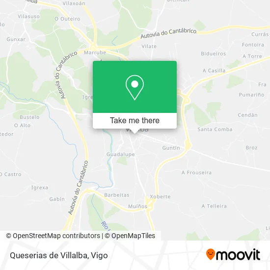 Queserias de Villalba map