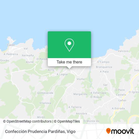 Confección Prudencia Pardiñas map