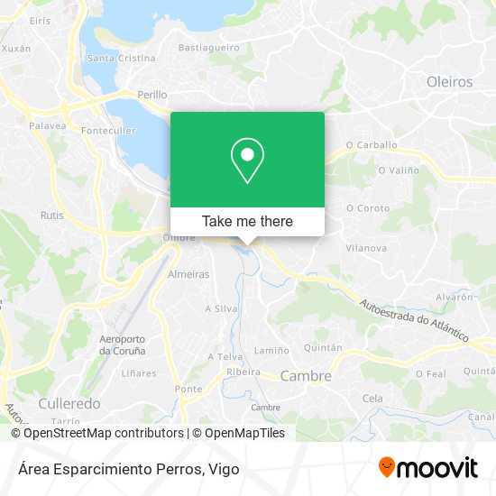 Área Esparcimiento Perros map