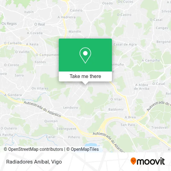 mapa Radiadores Aníbal