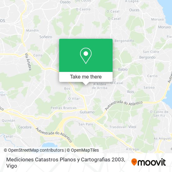Mediciones Catastros Planos y Cartografias 2003 map