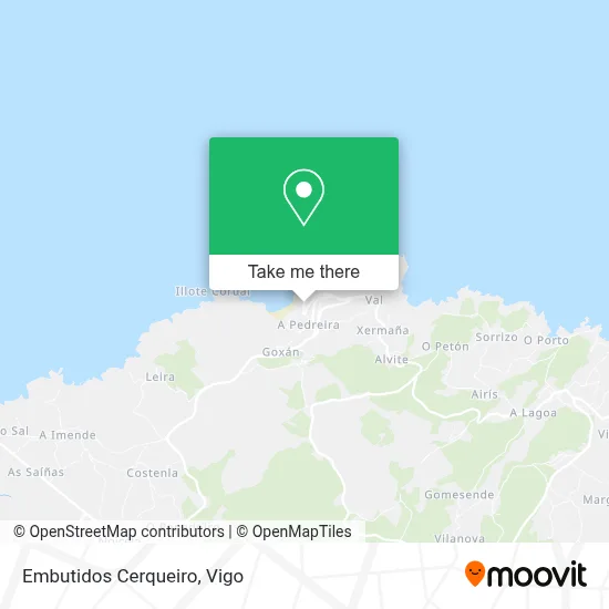 Embutidos Cerqueiro map