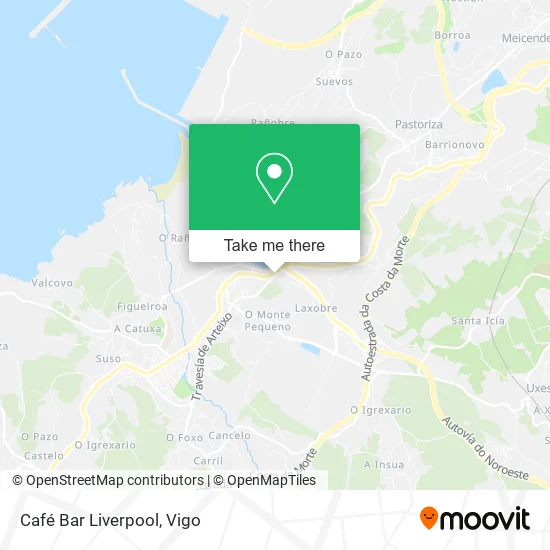 Café Bar Liverpool map