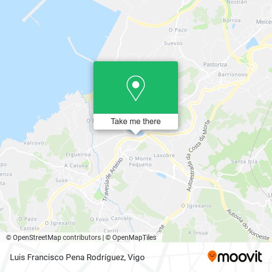 Luis Francisco Pena Rodríguez map