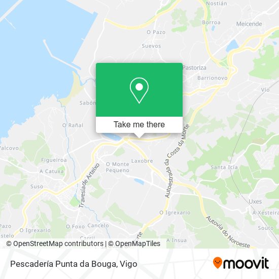Pescadería Punta da Bouga map