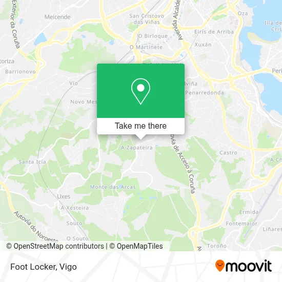 Foot Locker map
