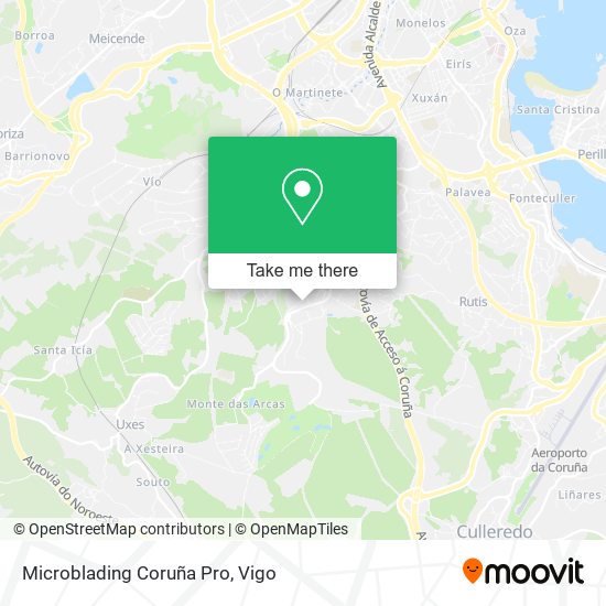 Microblading Coruña Pro map