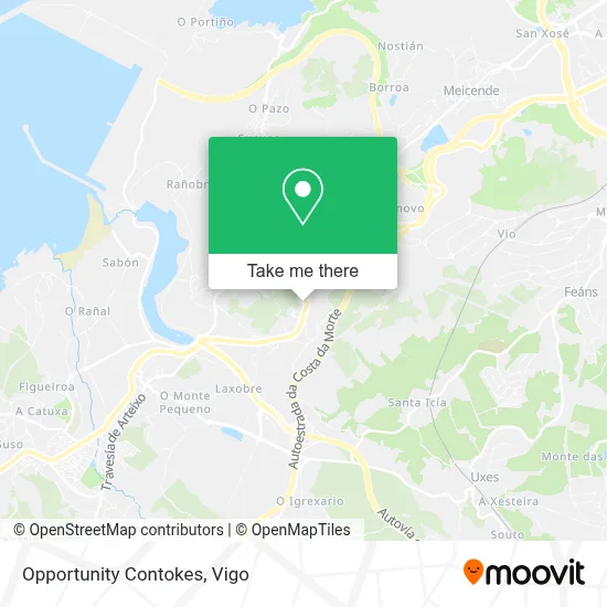 Opportunity Contokes map