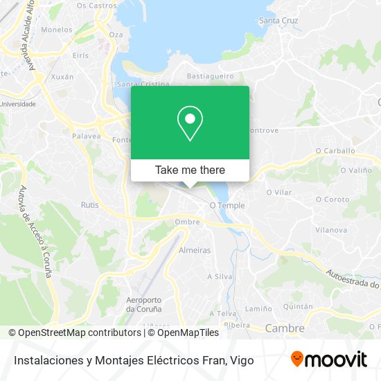 Instalaciones y Montajes Eléctricos Fran map