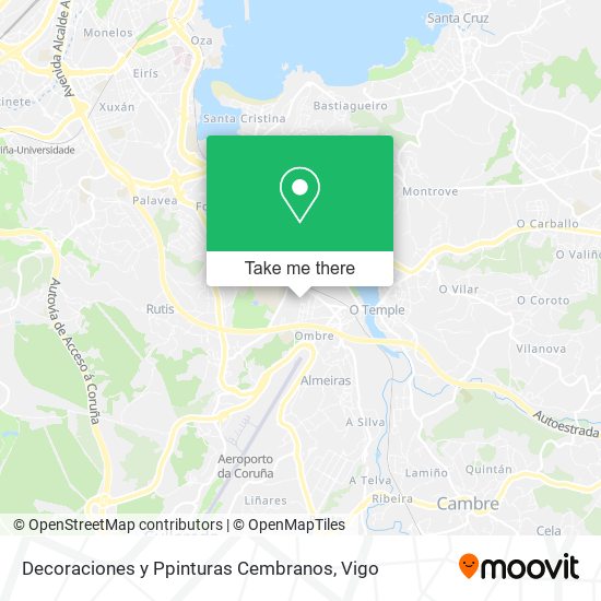 Decoraciones y Ppinturas Cembranos map