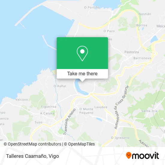 Talleres Caamaño map
