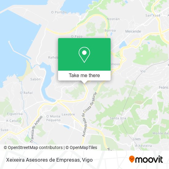 mapa Xeixeira Asesores de Empresas