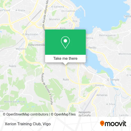 Xerion Training Club map