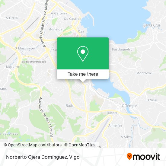Norberto Ojera Domínguez map