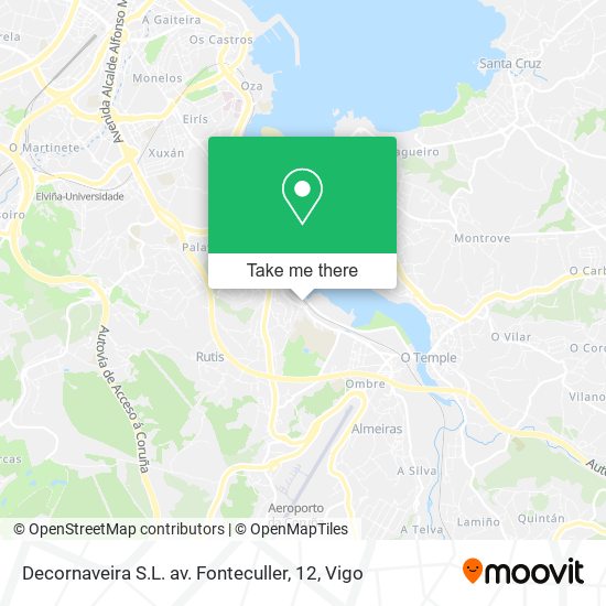 mapa Decornaveira S.L. av. Fonteculler, 12