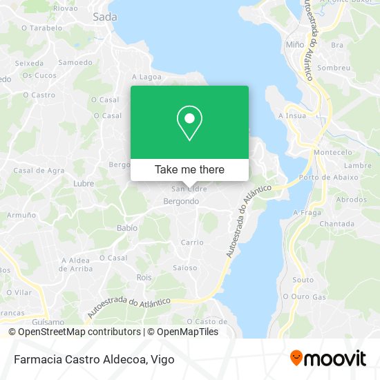 Farmacia Castro Aldecoa map