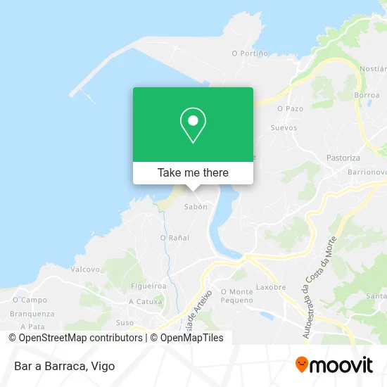 Bar a Barraca map