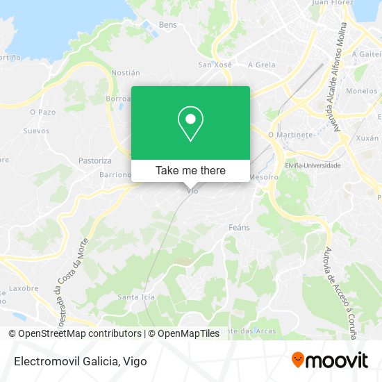 mapa Electromovil Galicia