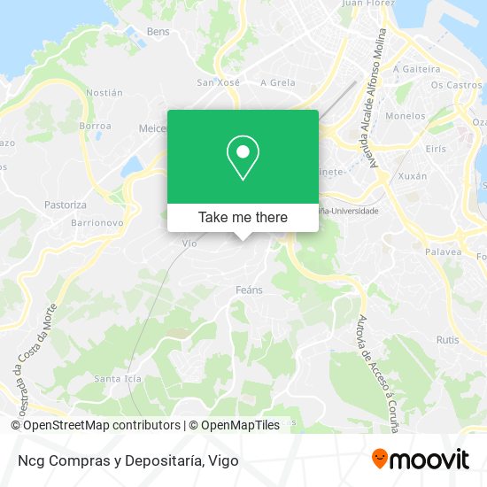 Ncg Compras y Depositaría map