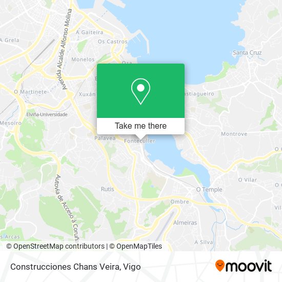 Construcciones Chans Veira map