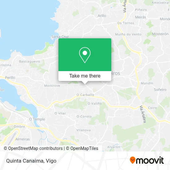 Quinta Canaima map