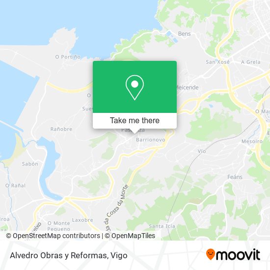 Alvedro Obras y Reformas map