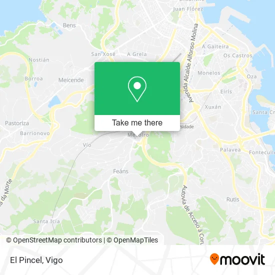 El Pincel map