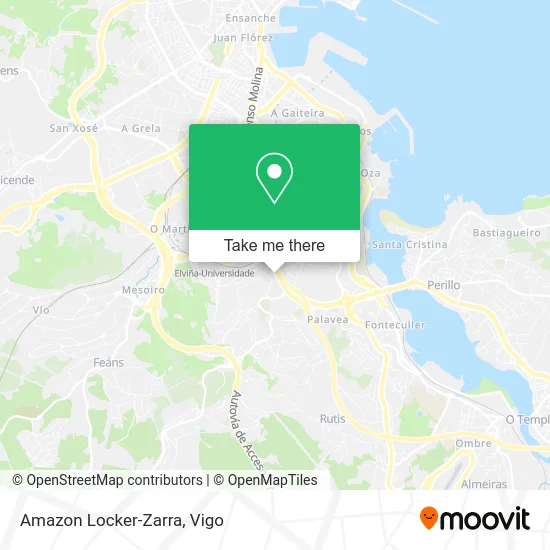 Amazon Locker-Zarra map