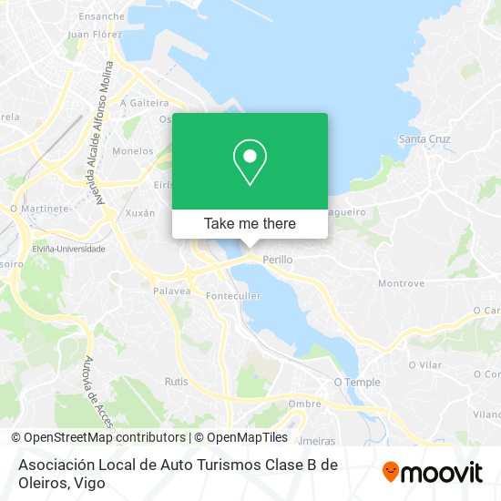 Asociación Local de Auto Turismos Clase B de Oleiros map