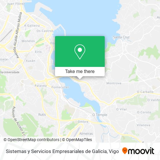 Sistemas y Servicios Empresariales de Galicia map