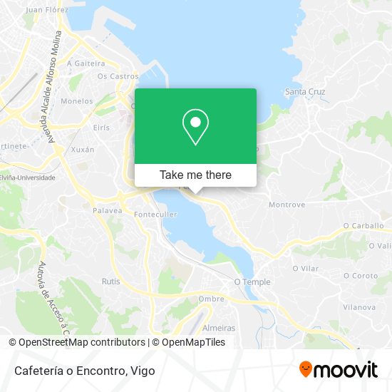 Cafetería o Encontro map