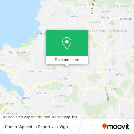 Codere Apuestas Deportivas map