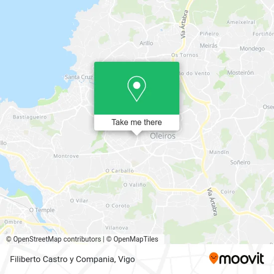 Filiberto Castro y Compania map
