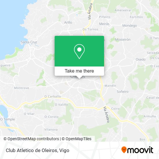 Club Atletico de Oleiros map