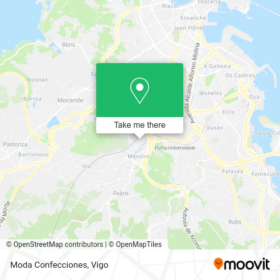 Moda Confecciones map