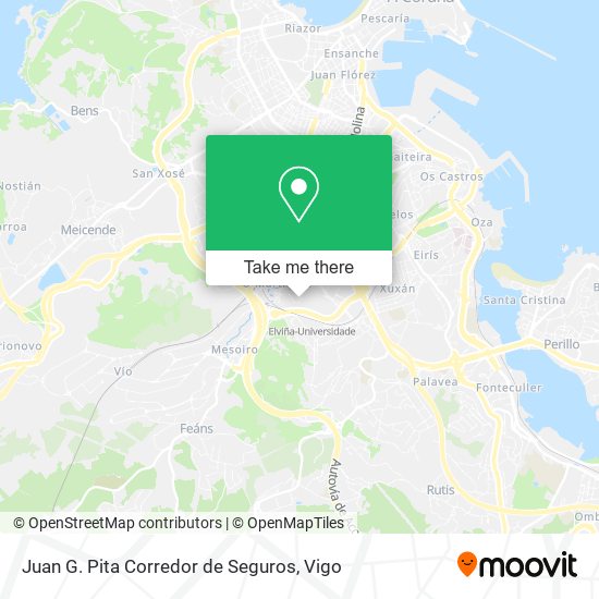 Juan G. Pita Corredor de Seguros map