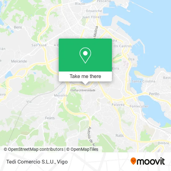 Tedi Comercio S.L.U. map