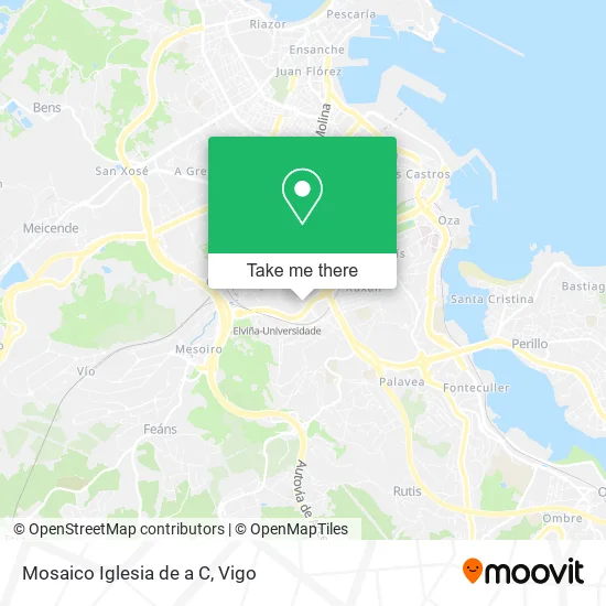 mapa Mosaico Iglesia de a C