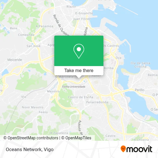 Oceans Network map
