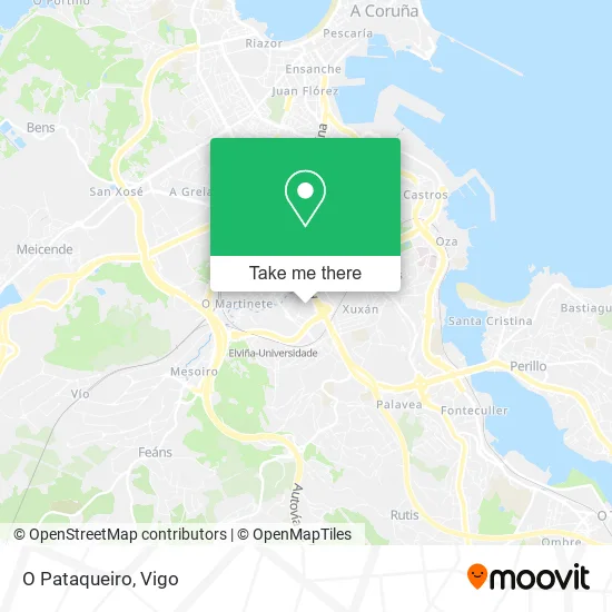 O Pataqueiro map