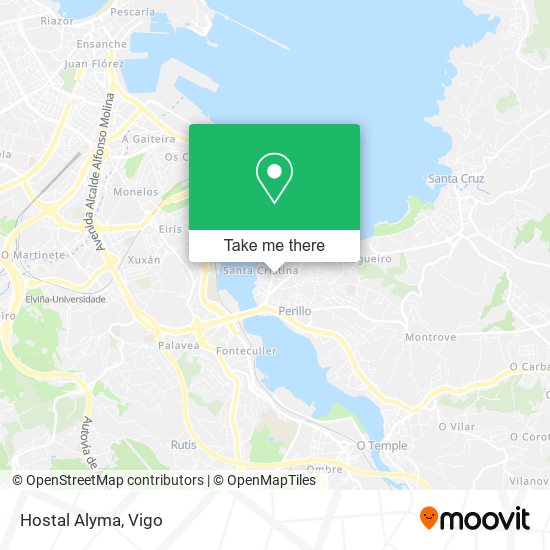 Hostal Alyma map