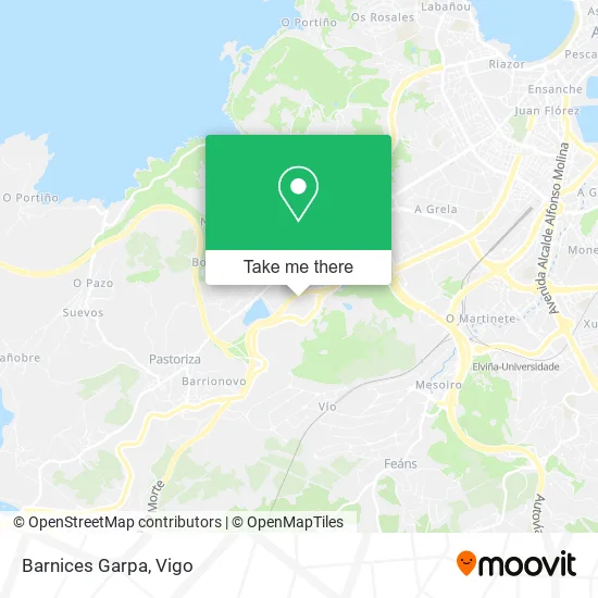 Barnices Garpa map