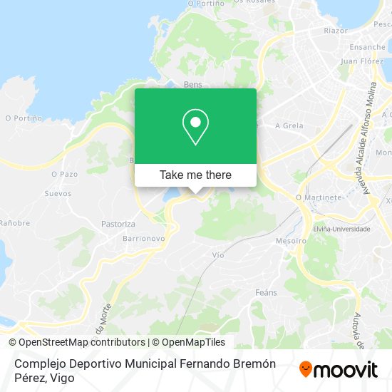 Complejo Deportivo Municipal Fernando Bremón Pérez map