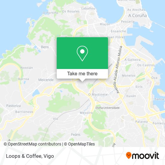 Loops & Coffee map