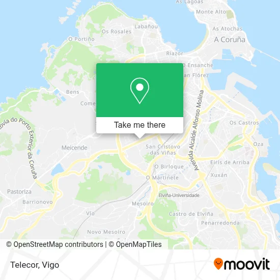 Telecor map
