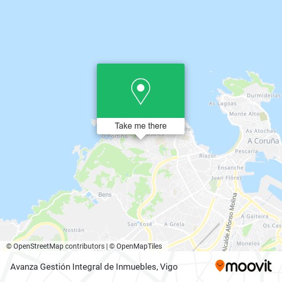 Avanza Gestión Integral de Inmuebles map