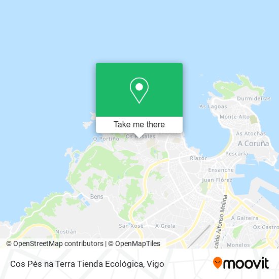 Cos Pés na Terra Tienda Ecológica map