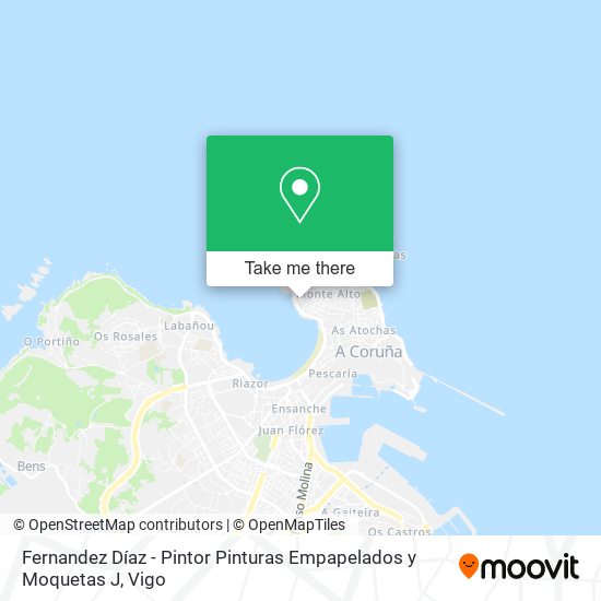Fernandez Díaz - Pintor Pinturas Empapelados y Moquetas J map
