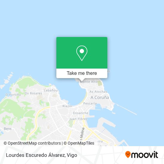 Lourdes Escuredo Álvarez map