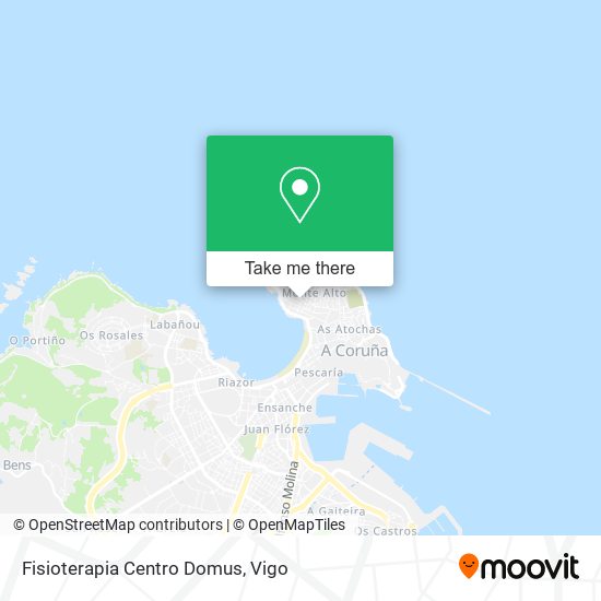 Fisioterapia Centro Domus map